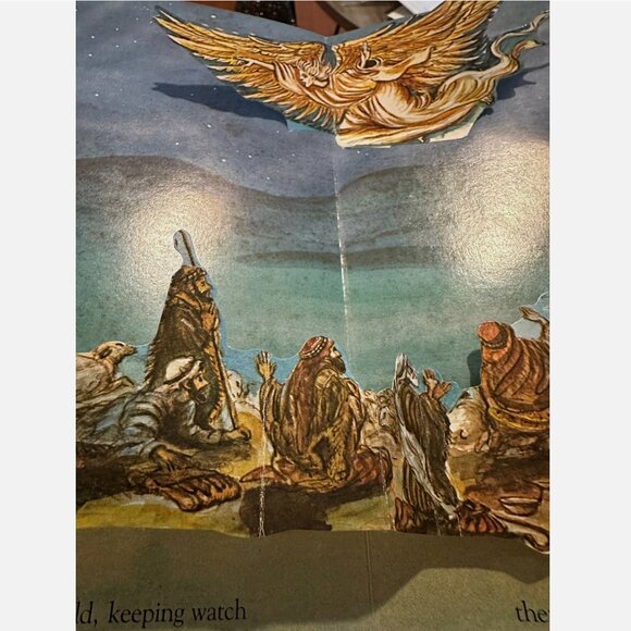 Vtg TASHA TUDOR A BOOK OF CHRISTMAS POP UP First Edition Childrens Christmas - Picture 4 of 4